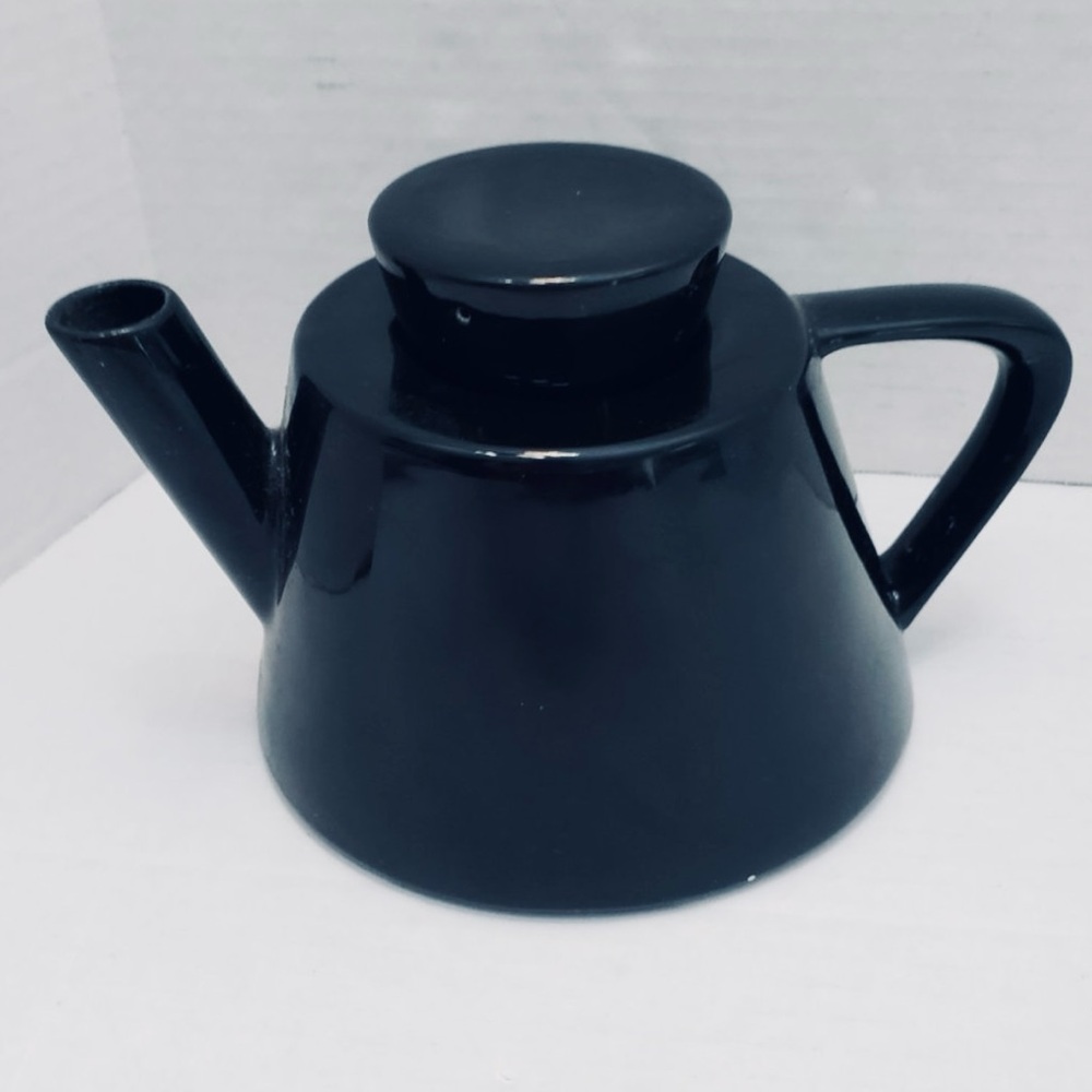 IKEA Black Teapot Sweden Modern Style
 Century Classic Ceramic